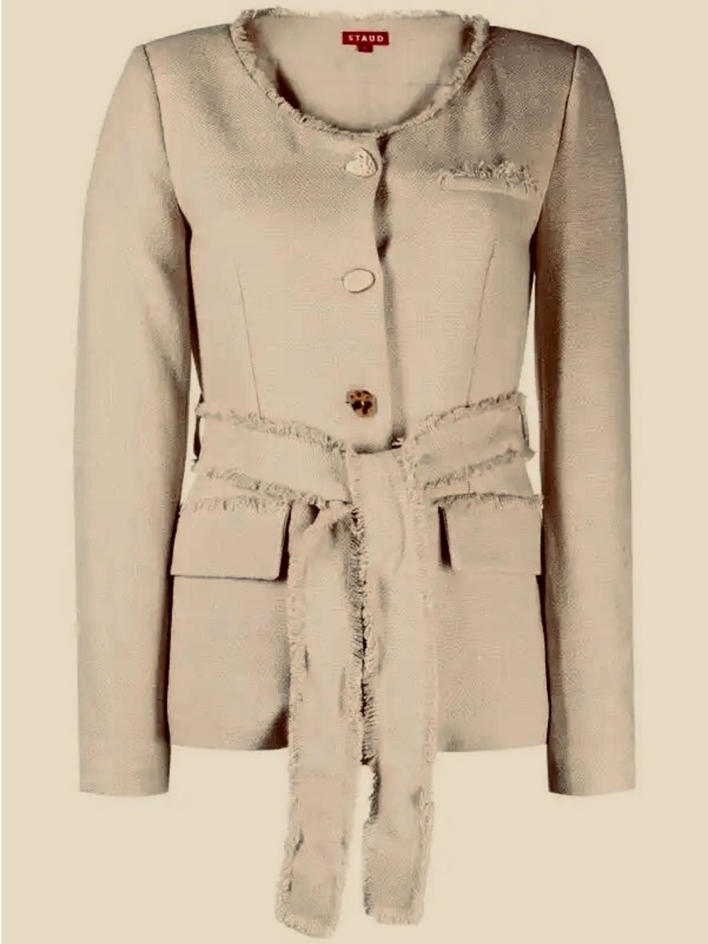 STAUD Oat Milk Charles Blazer - Oat Milk